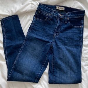 Madewell High rise skinny jeans
